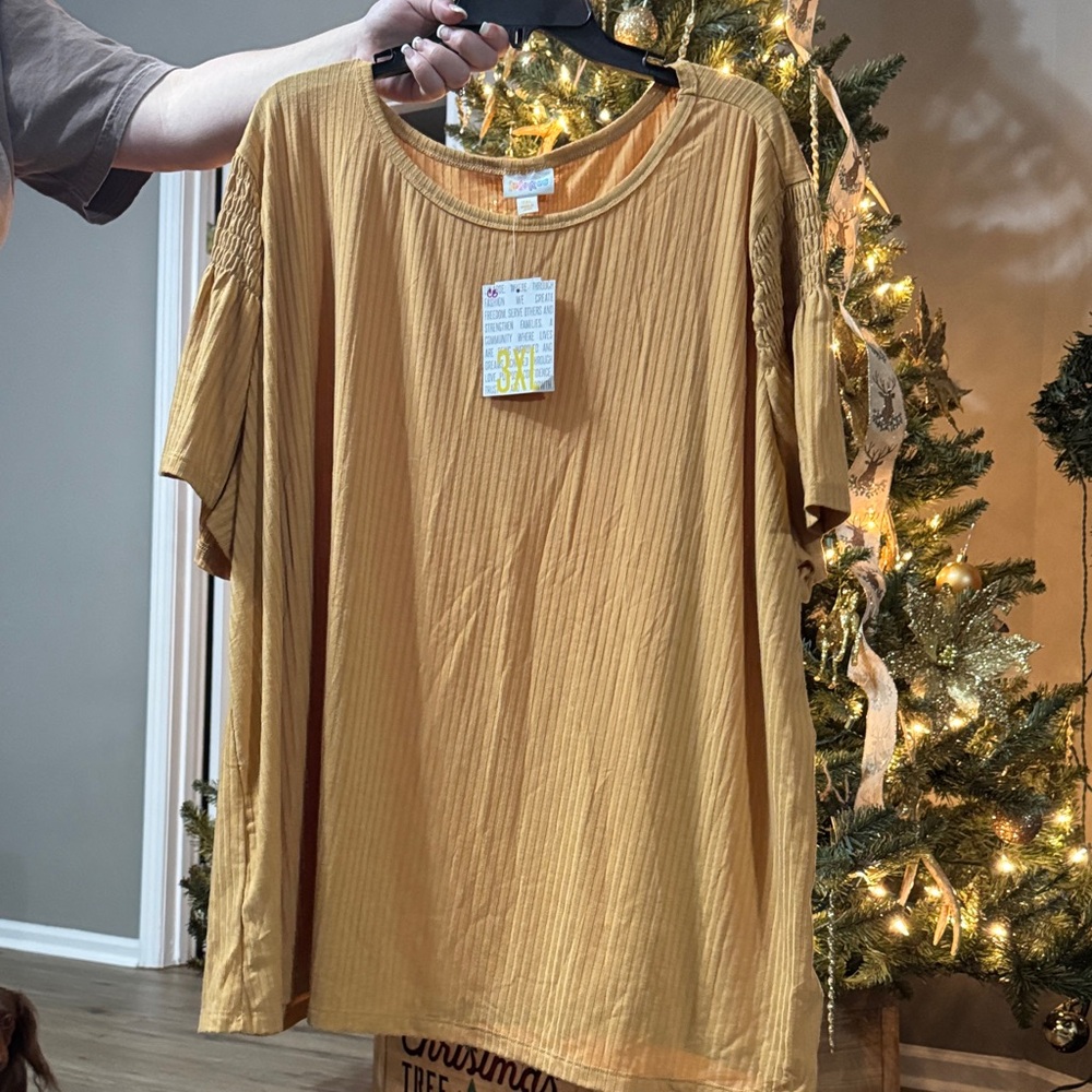 Women's Mustard Top LuLaRoe
